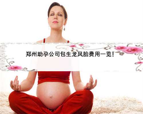 郑州助孕公司包生龙凤胎费用一览！